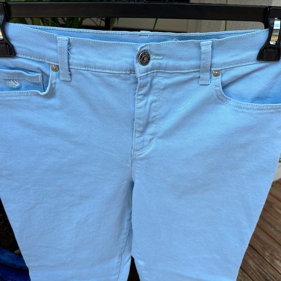GLORIA VANDERBILT Amanda Sky Blue Jeans - 8 Short - Picture 4 of 7